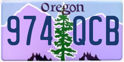 OR license plate 974QCB