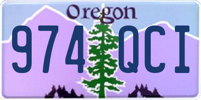 OR license plate 974QCI