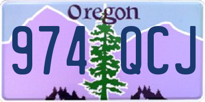 OR license plate 974QCJ