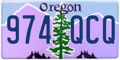 OR license plate 974QCQ