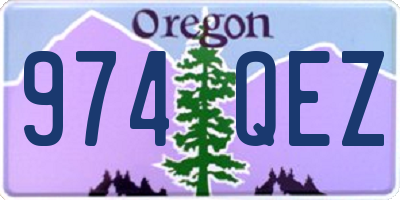 OR license plate 974QEZ