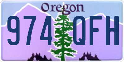 OR license plate 974QFH