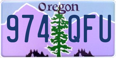 OR license plate 974QFU