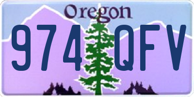 OR license plate 974QFV