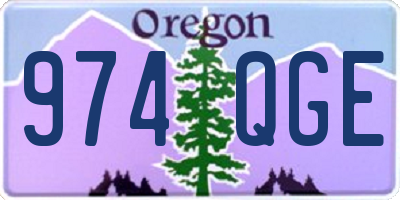 OR license plate 974QGE