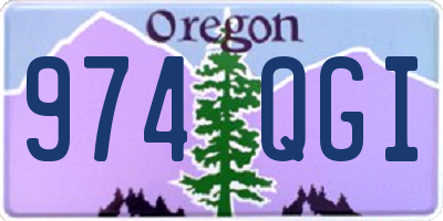 OR license plate 974QGI