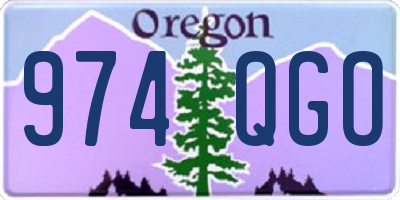OR license plate 974QGO