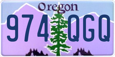 OR license plate 974QGQ