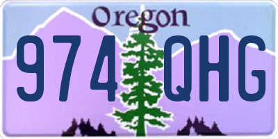OR license plate 974QHG