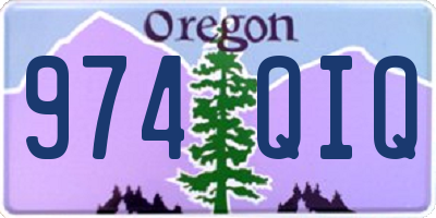 OR license plate 974QIQ