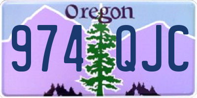 OR license plate 974QJC