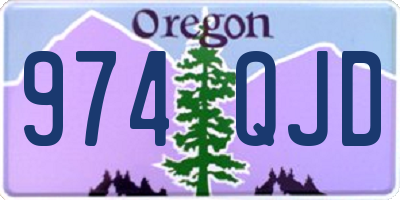 OR license plate 974QJD