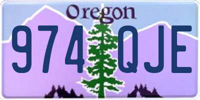 OR license plate 974QJE