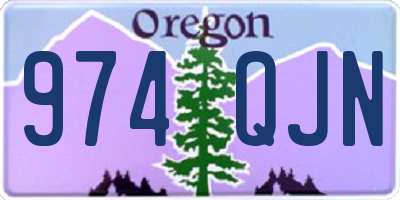 OR license plate 974QJN