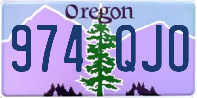 OR license plate 974QJO