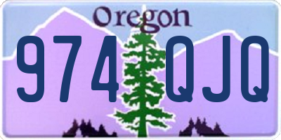 OR license plate 974QJQ