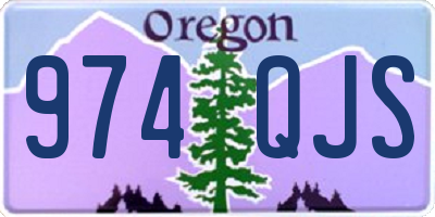 OR license plate 974QJS