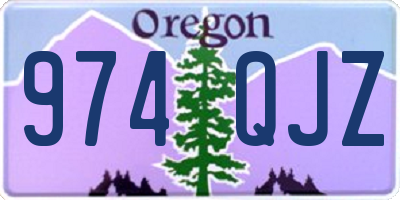 OR license plate 974QJZ