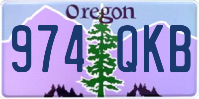 OR license plate 974QKB