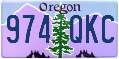 OR license plate 974QKC