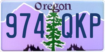 OR license plate 974QKP