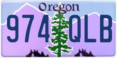 OR license plate 974QLB
