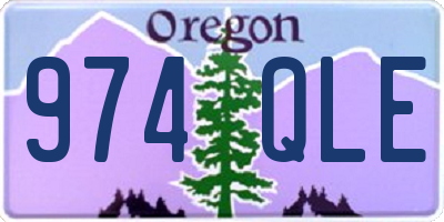 OR license plate 974QLE