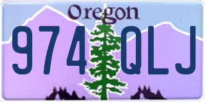 OR license plate 974QLJ