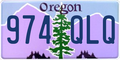 OR license plate 974QLQ
