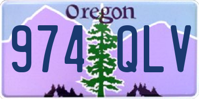 OR license plate 974QLV