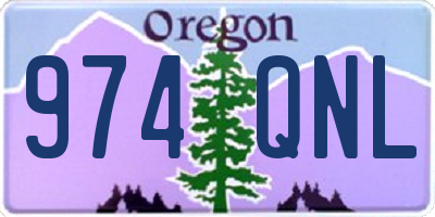 OR license plate 974QNL