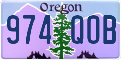 OR license plate 974QOB