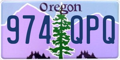 OR license plate 974QPQ