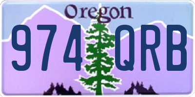OR license plate 974QRB