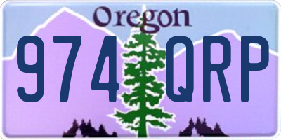 OR license plate 974QRP