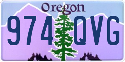 OR license plate 974QVG