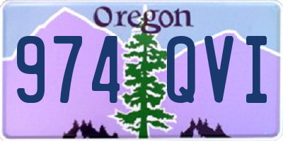 OR license plate 974QVI