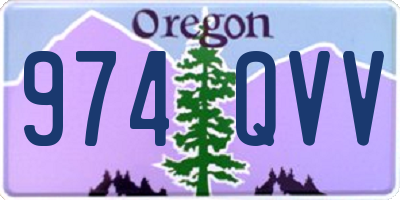 OR license plate 974QVV