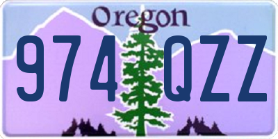 OR license plate 974QZZ