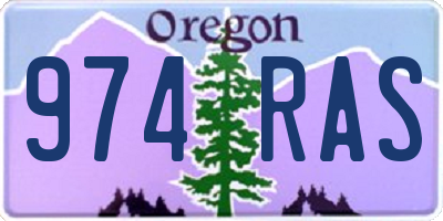 OR license plate 974RAS