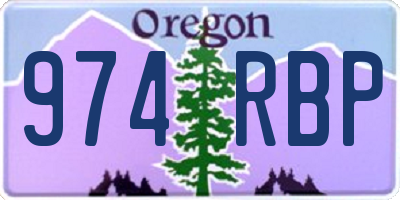 OR license plate 974RBP