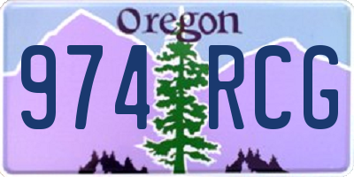 OR license plate 974RCG
