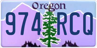OR license plate 974RCQ