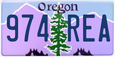 OR license plate 974REA