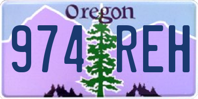 OR license plate 974REH