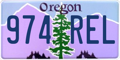 OR license plate 974REL