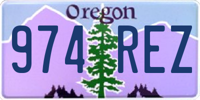 OR license plate 974REZ