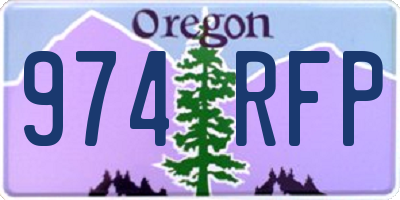 OR license plate 974RFP