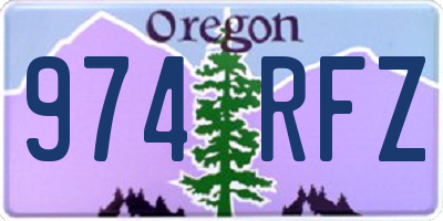 OR license plate 974RFZ
