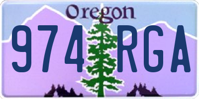 OR license plate 974RGA